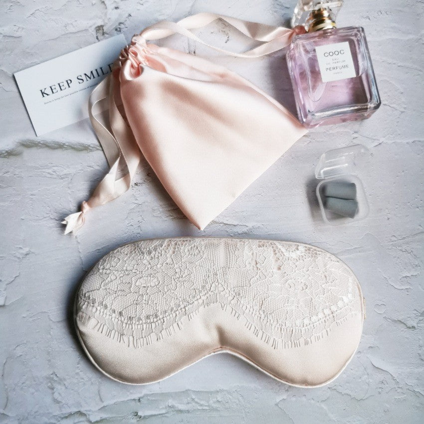 Lace & Silk Breathable Stylish Eye Mask