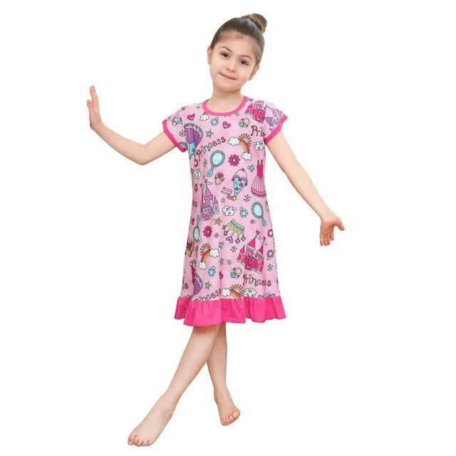 Patterned Dreamland Night Gown