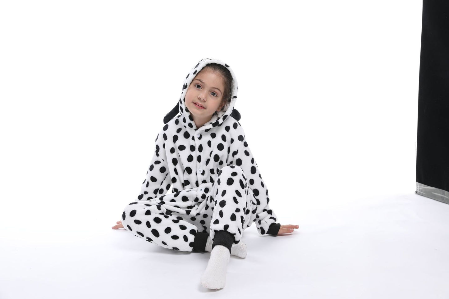 Dalmatian Print Kid's Winter Onesie