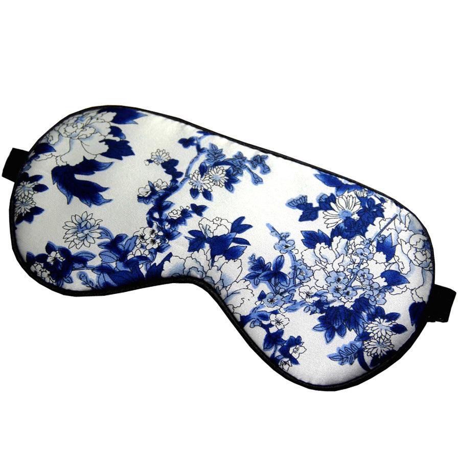 Patterned Mulberry Silk Sleep Mask