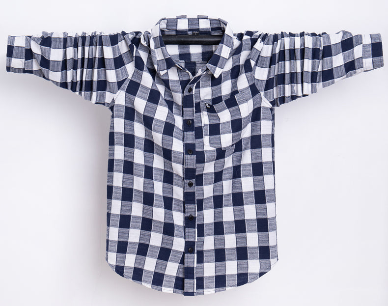 Men's Loose-Fit Oversized Downtime Cotton Shirt