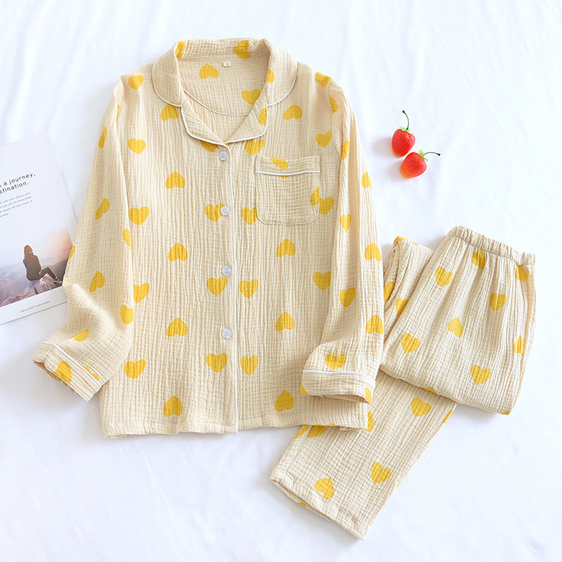 Cotton Gauze Loose-fit Pyjamas