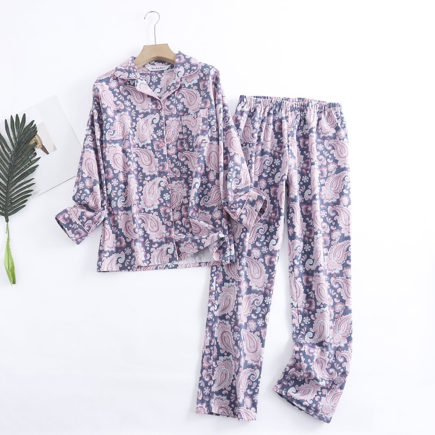 Patterned Cotton Pyjama Suit