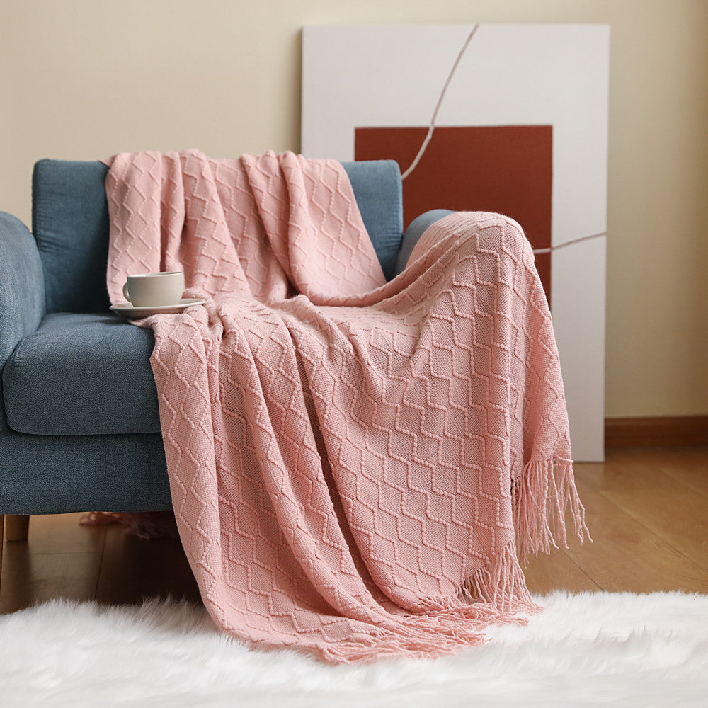 Nordic Sofa Knitted Throw