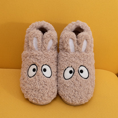 Bunny Ears Cotton Slippers