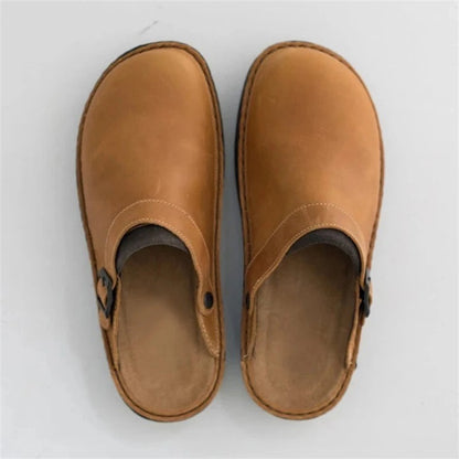 Men's Vegan Leather Casual Slipper