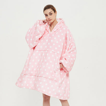 Faux Lamb's Wool Loose-fit Oversized Hoodie