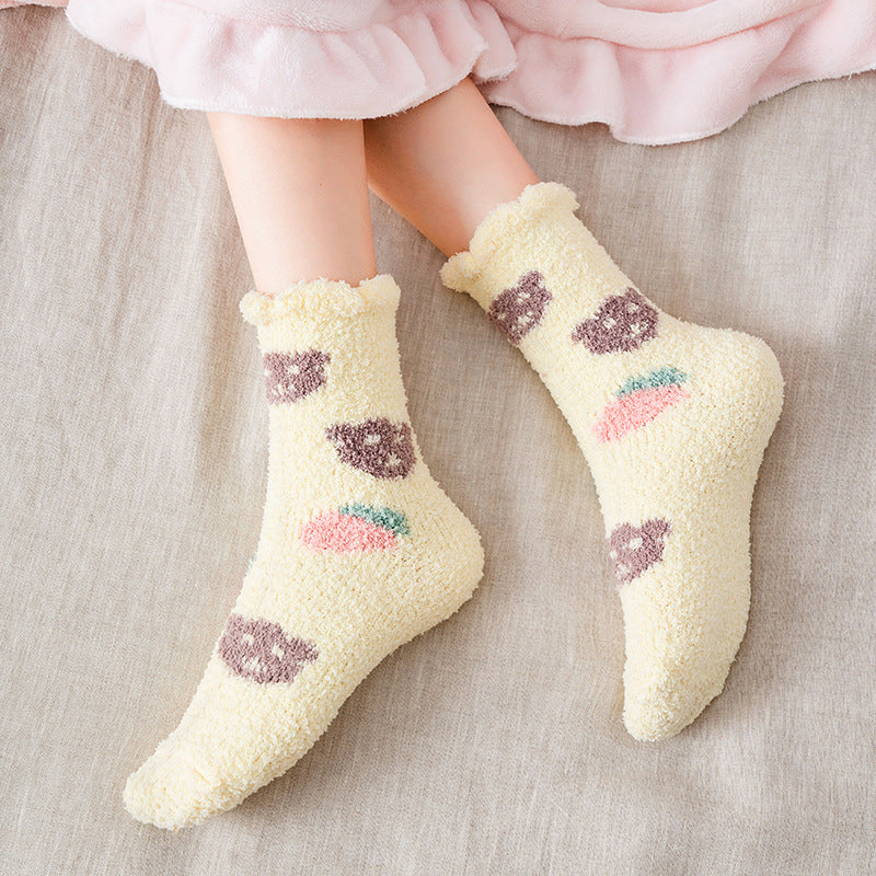 Warm & Cosy Japanese Style Sleepover Socks