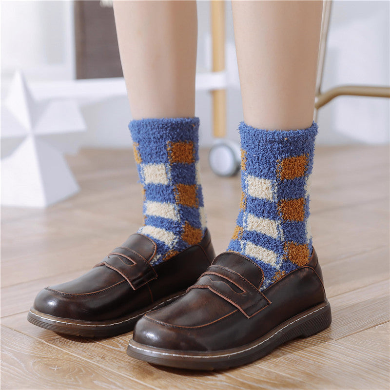 Wool-Feel Soft House Socks