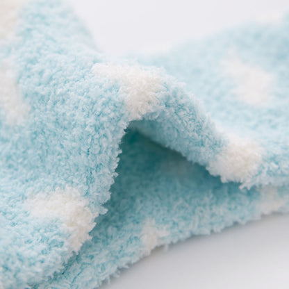 Heart Patterned Cloud Soft Sleep Socks