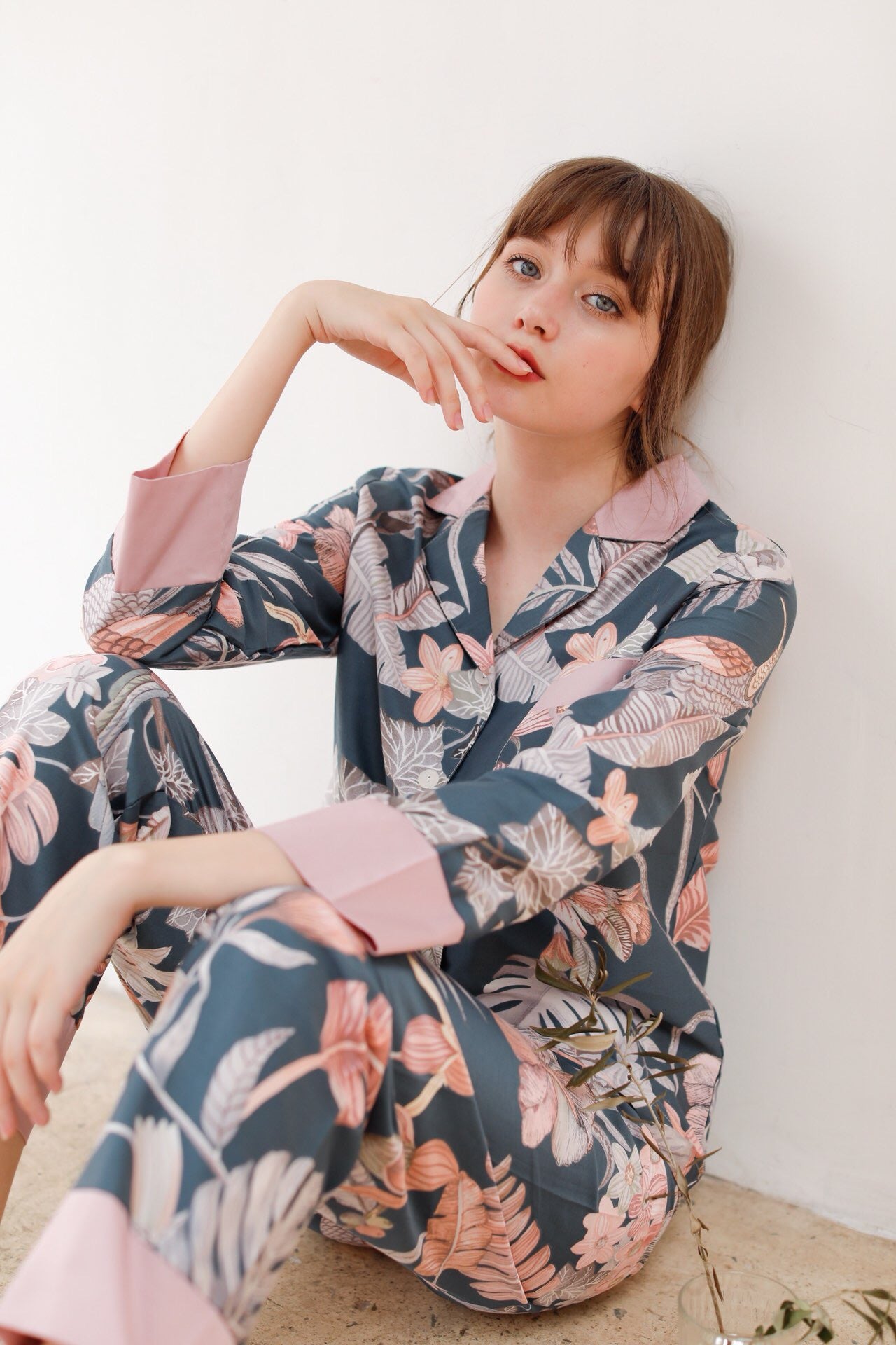 Bold Print Cotton Pyjamas