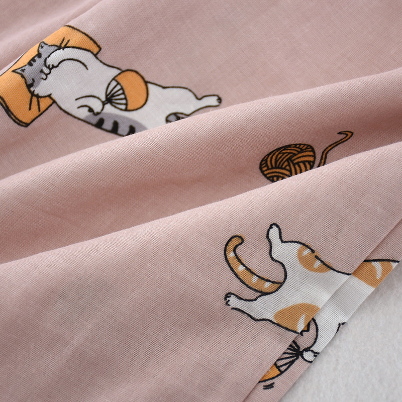 Japanese MuJi Kimono-style Sleep Set