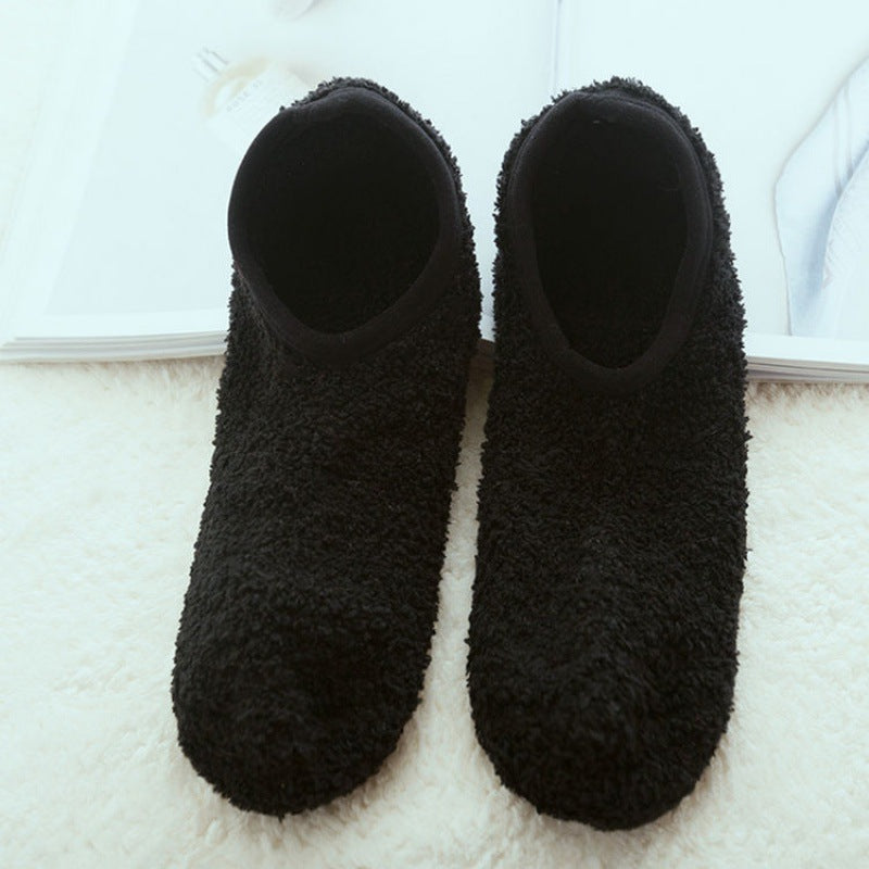 Coral Wool Warm House Socks