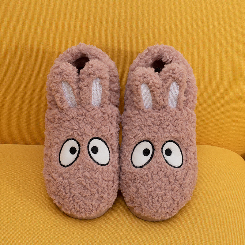 Bunny Ears Cotton Slippers