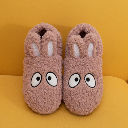 Bunny Ears Cotton Slippers
