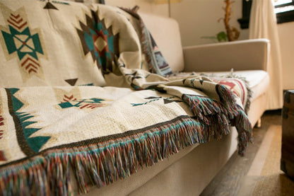 Retro Casual Sofa Cover Blanket