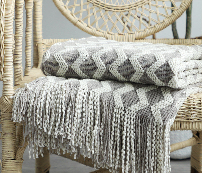 Nordic Knitted Decorative Sofa Blanket