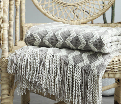 Nordic Knitted Decorative Sofa Blanket