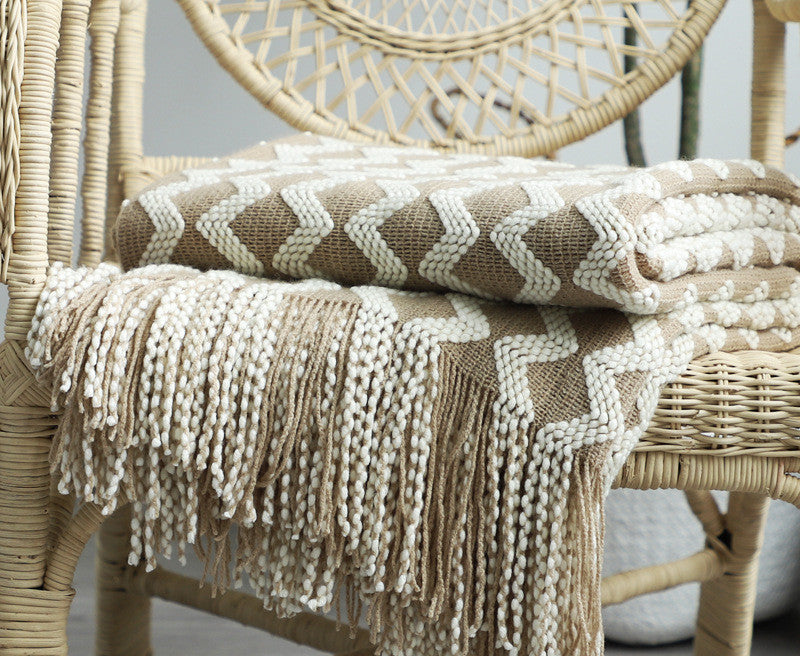 Nordic Knitted Decorative Sofa Blanket