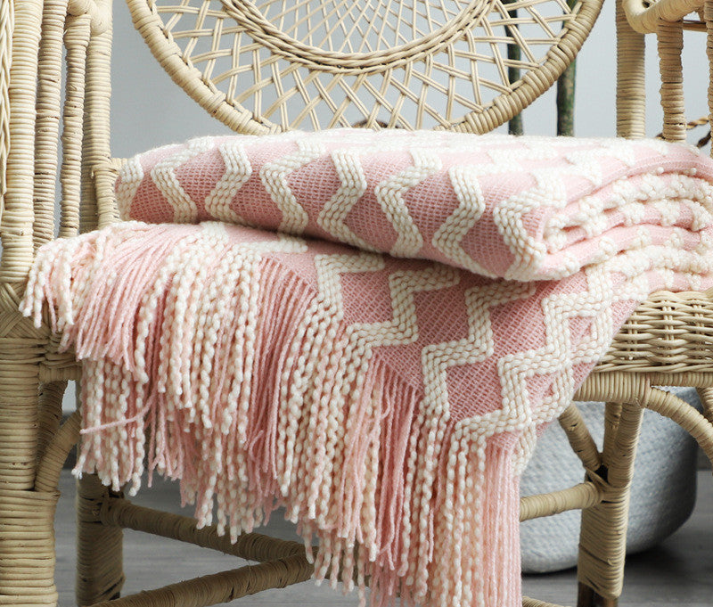 Nordic Knitted Decorative Sofa Blanket
