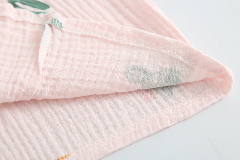Kimono Style Cotton Gauze Maternal Pyjamas