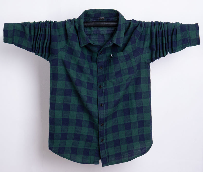 Men's Loose-Fit Oversized Downtime Cotton Shirt