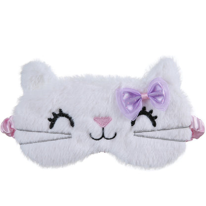 Plush Cat Blackout Sleep Eye Mask