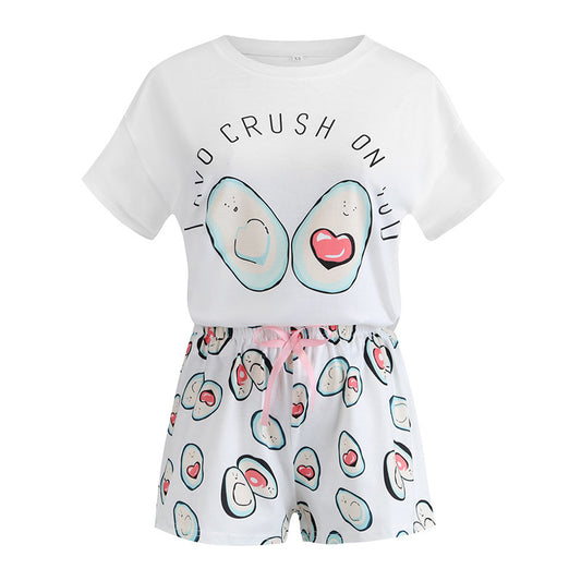 Short-sleeve Summer Sleep Set