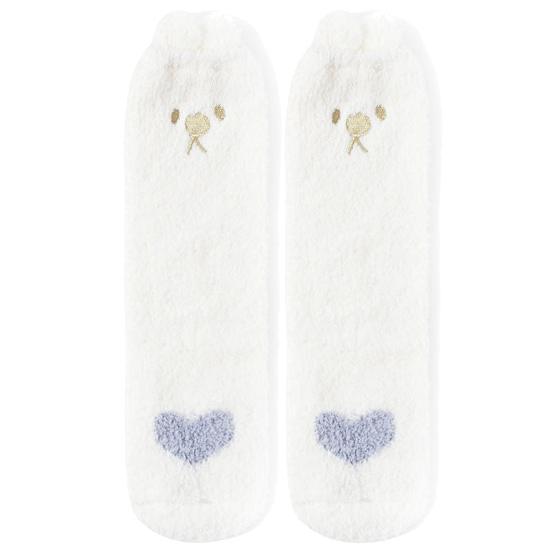 Towel-Touch Cute House Socks