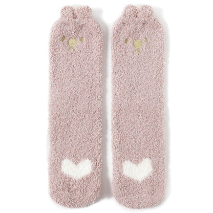 Towel-Touch Cute House Socks