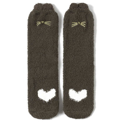 Towel-Touch Cute House Socks