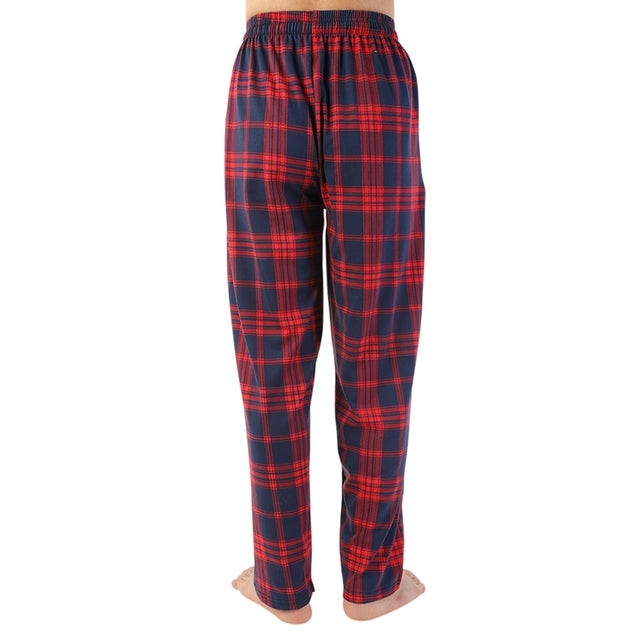 Men's Plaid Pattern Sleep Bottoms