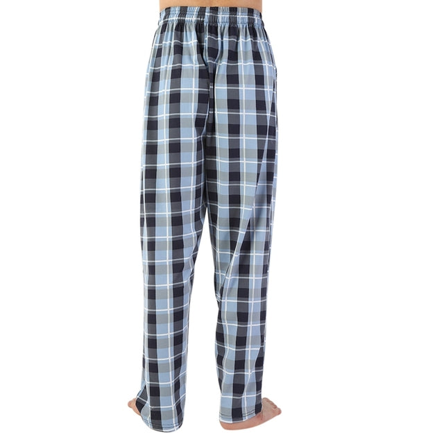 Men's Plaid Pattern Sleep Bottoms