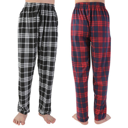 Men's Plaid Pattern Sleep Bottoms