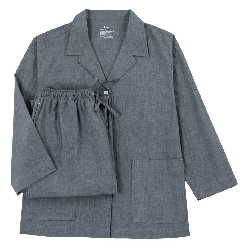 Washed Cotton Unisex Asian Style Pyjamas