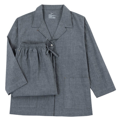 Washed Cotton Unisex Asian Style Pyjamas