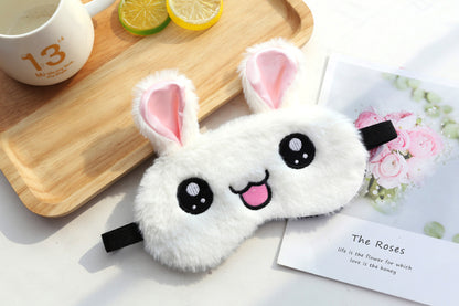 Plush Bunny Eye Mask