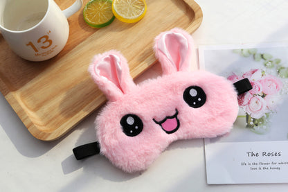 Plush Bunny Eye Mask