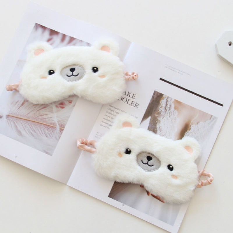 Plush Bunny Eye Mask