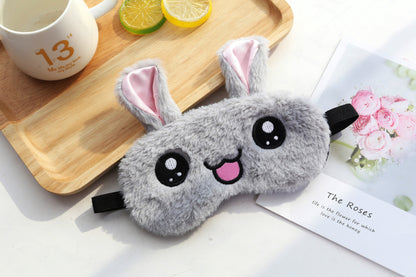 Plush Bunny Eye Mask