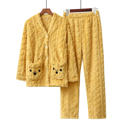 Thick Unisex Cardigan Style Pyjamas
