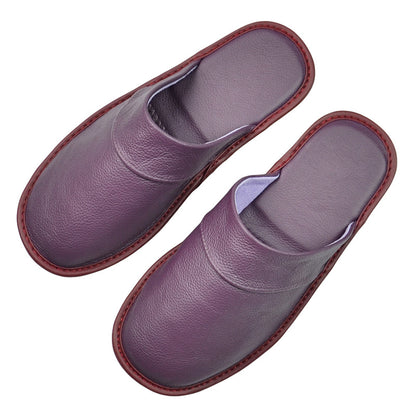 Classic Men's Leather House Slipper