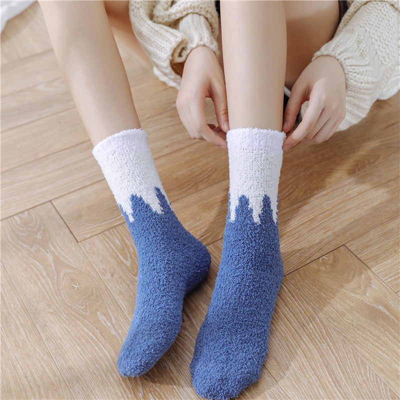 Wool-Feel Soft House Socks