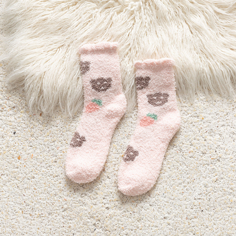 Warm & Cosy Japanese Style Sleepover Socks
