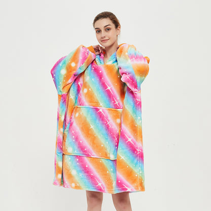 Faux Lamb's Wool Loose-fit Oversized Hoodie