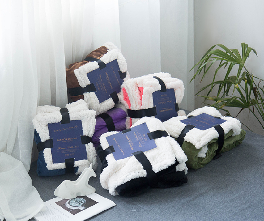Autumn Cloud Warm Nap blanket