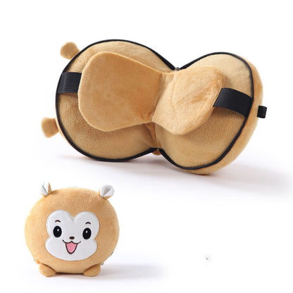 Cartoon Cotton Travel Sleep Mask