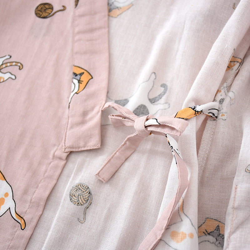 Japanese MuJi Kimono-style Sleep Set