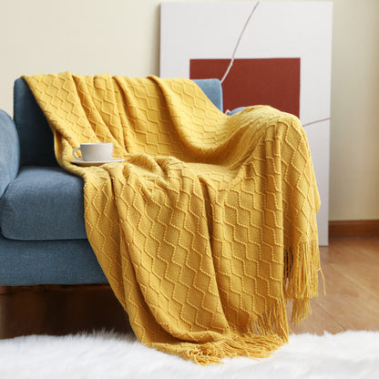 Nordic Sofa Knitted Throw
