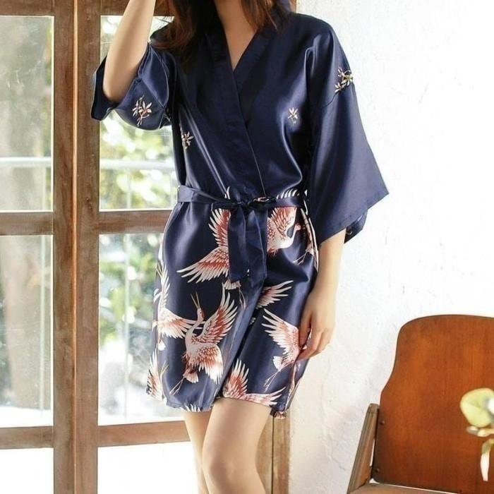 Women's Oriental Style Summer Print Robe